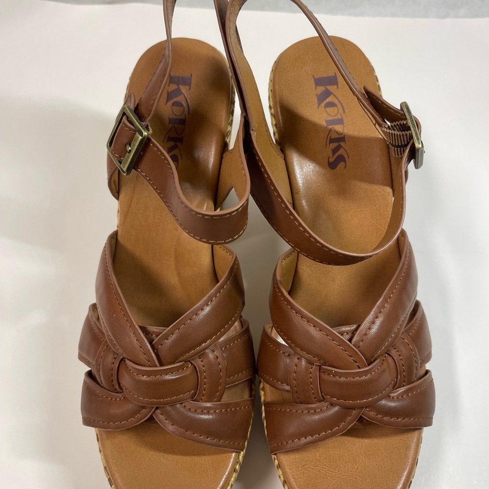 Woven Wedge Heel Sandals